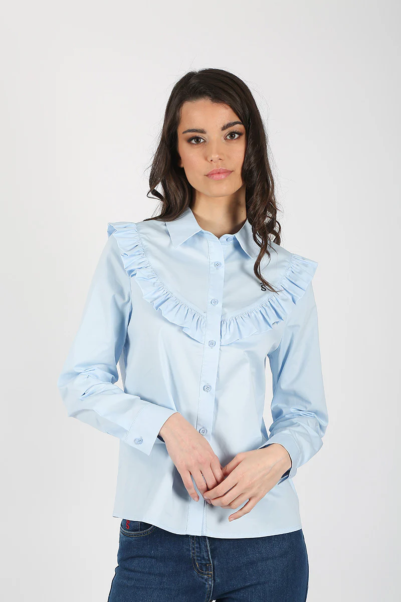 Blusa Celeste Volantes - Image 6