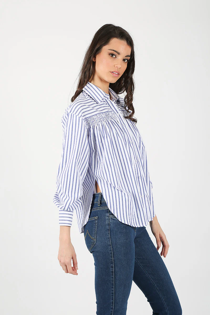 Blusa Rayas Marino - Image 3