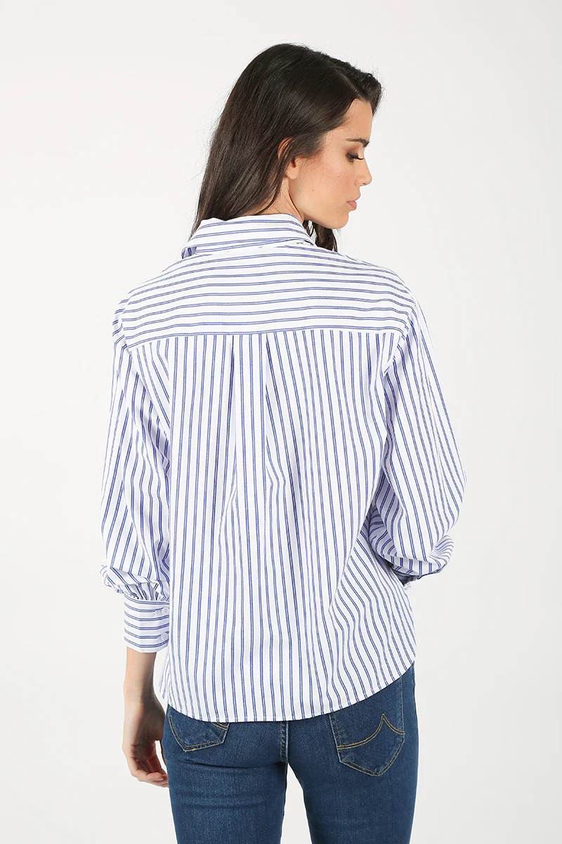 Blusa Rayas Marino - Image 4
