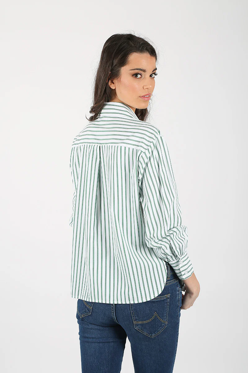 Blusa Rayas Verde - Image 3