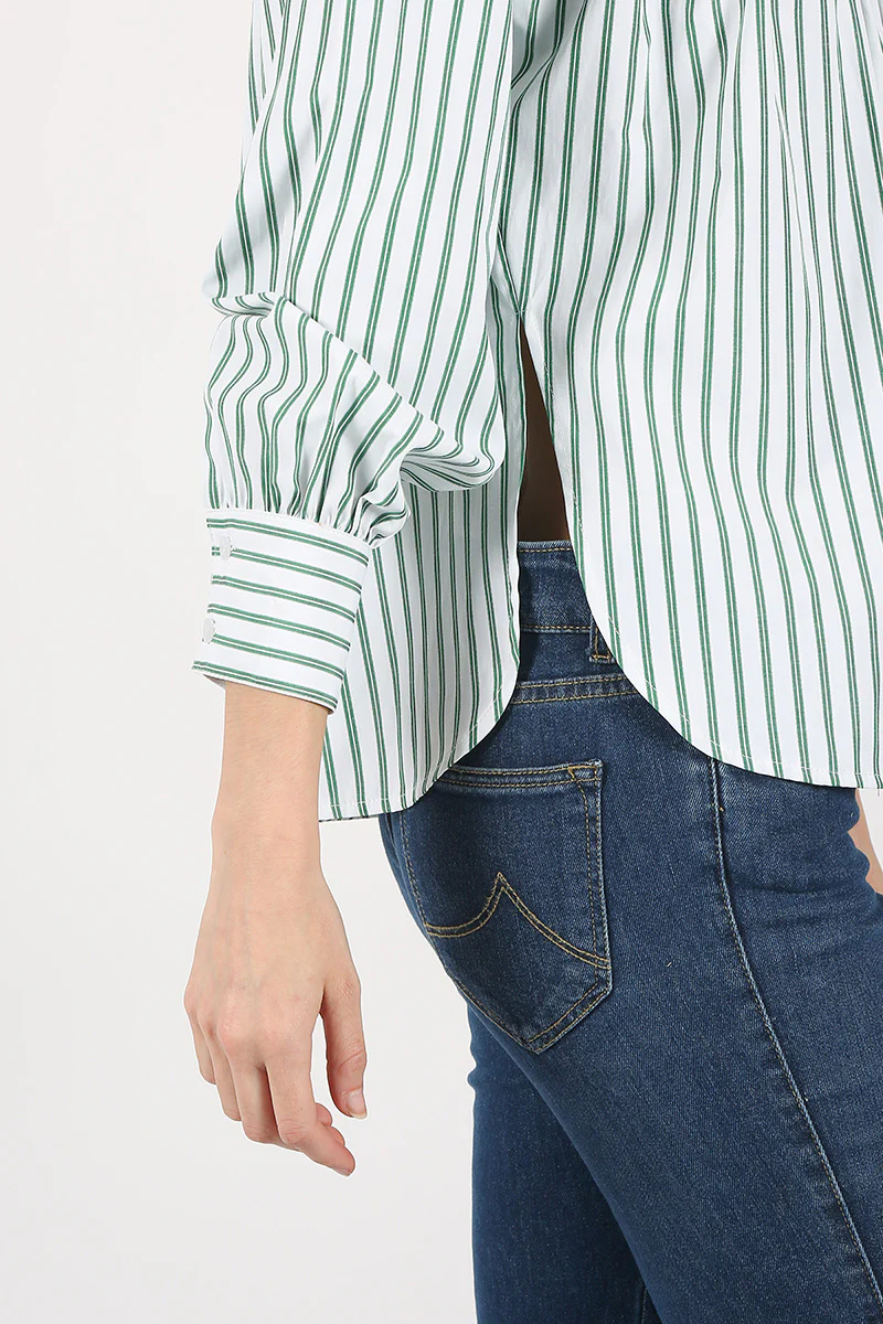 Blusa Rayas Verde - Image 5