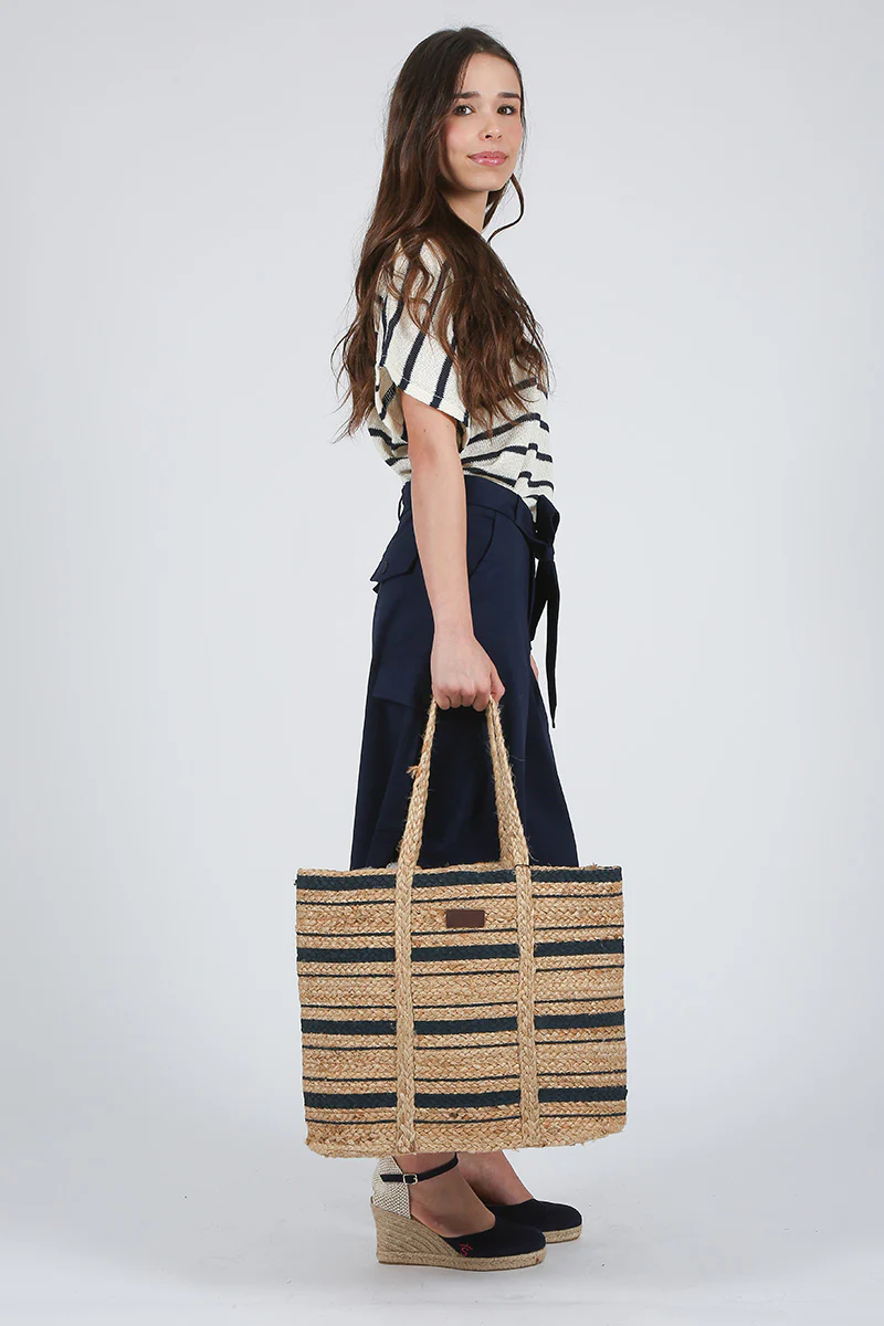 Bolso Rayas Marino - Image 3