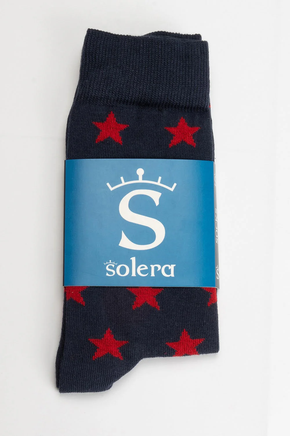 Calcetín Marino Estrellas Rojas - Image 2