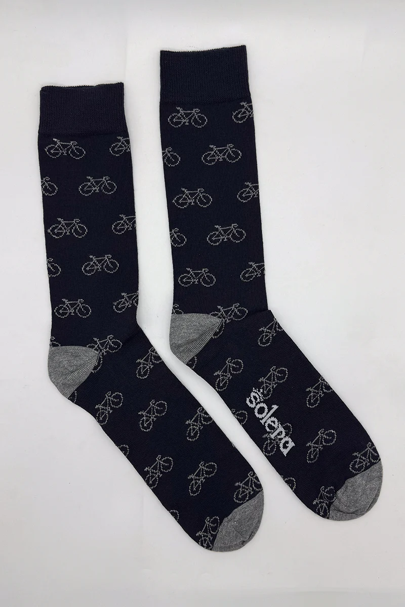 Calcetines Marino Bicicleta
