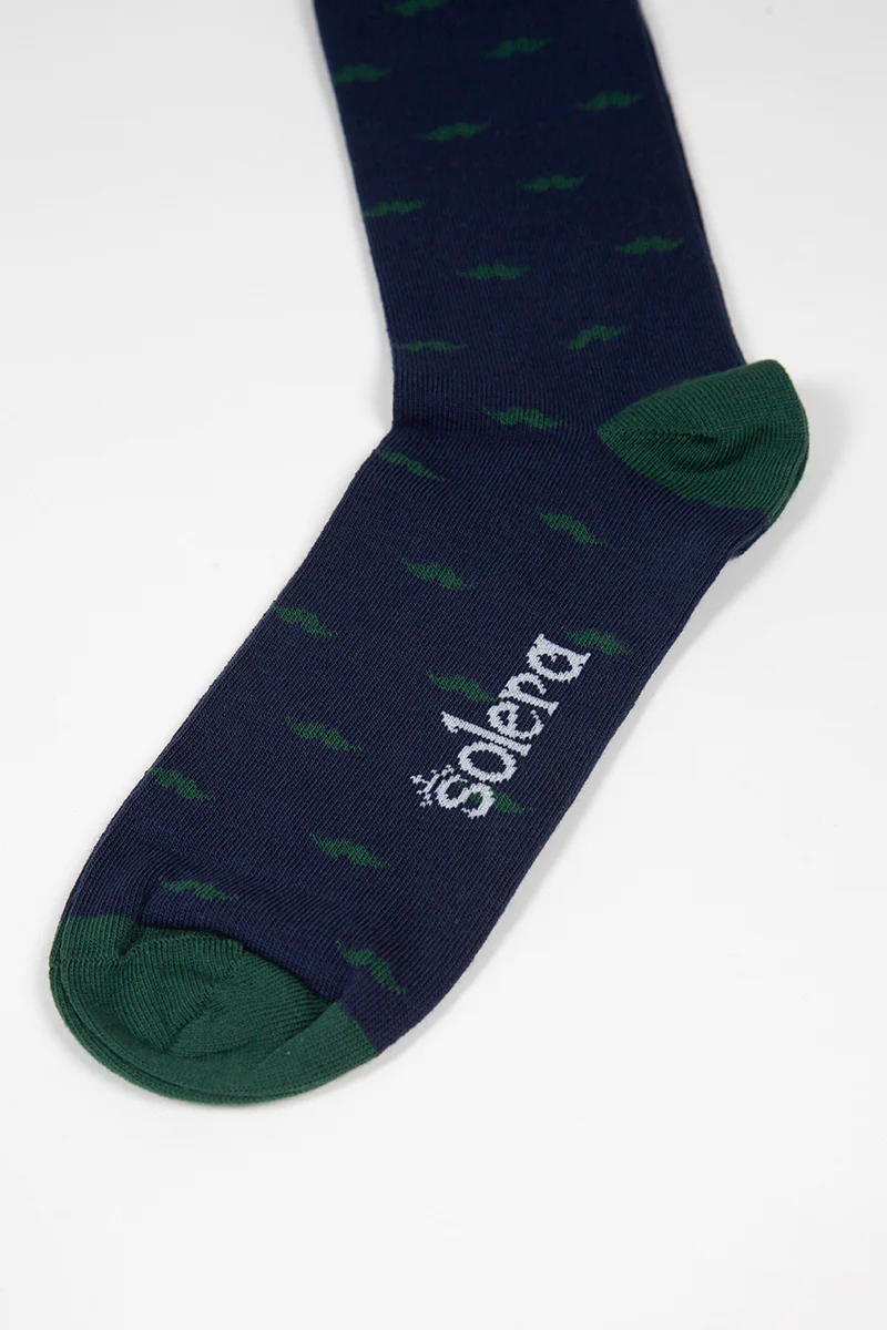 Calcetines marinos bigotes verde - Image 3