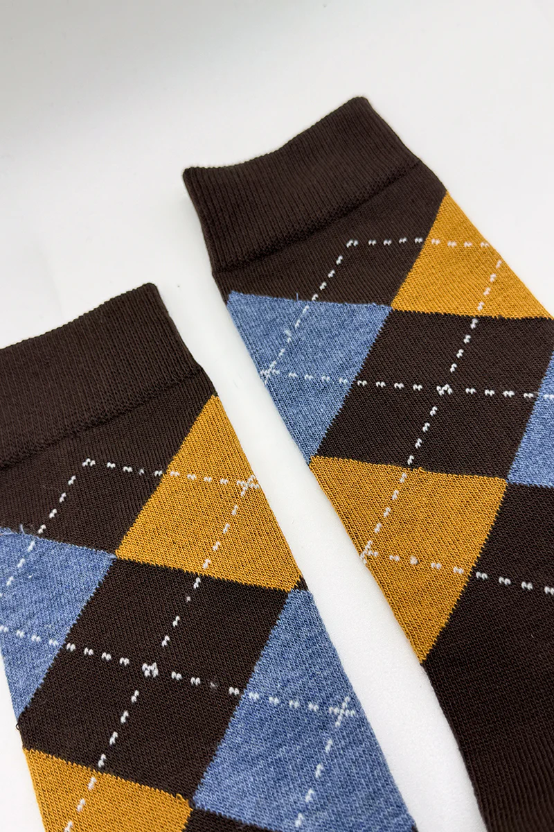 Calcetines Rombo Marron - Image 3