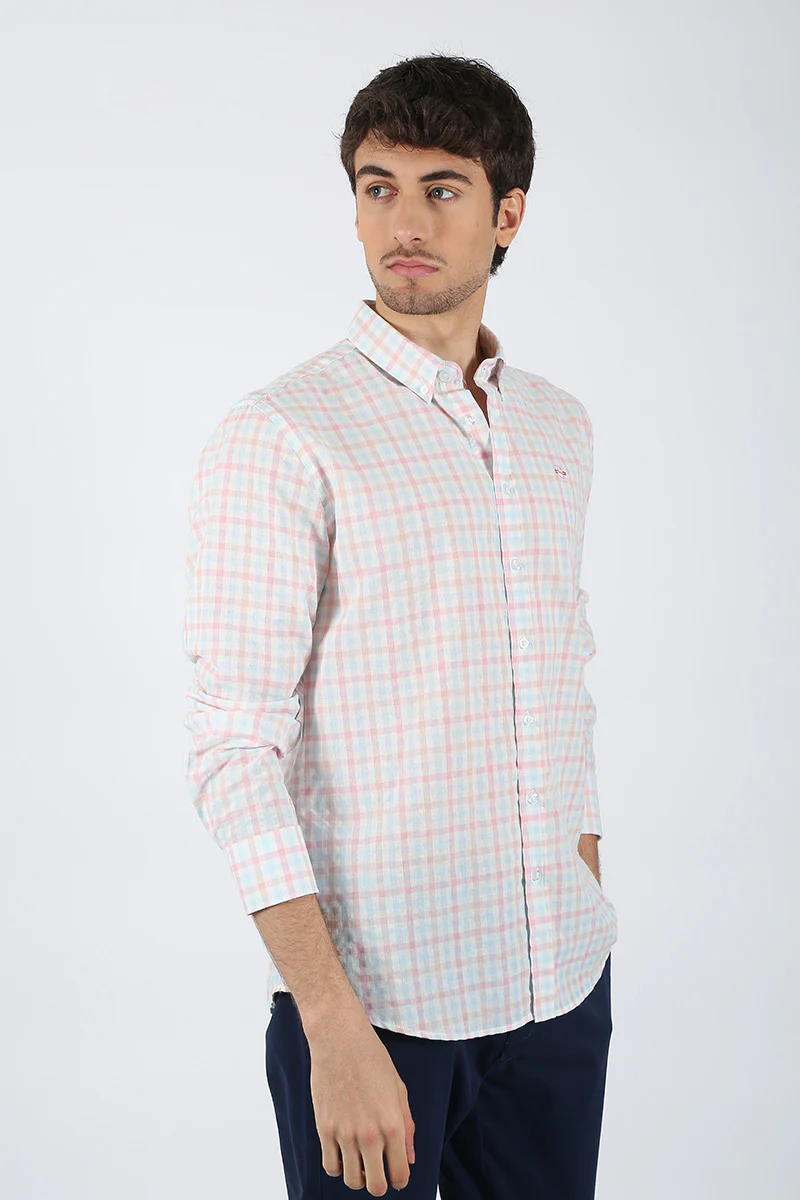 Camisa Cuadros Agua
