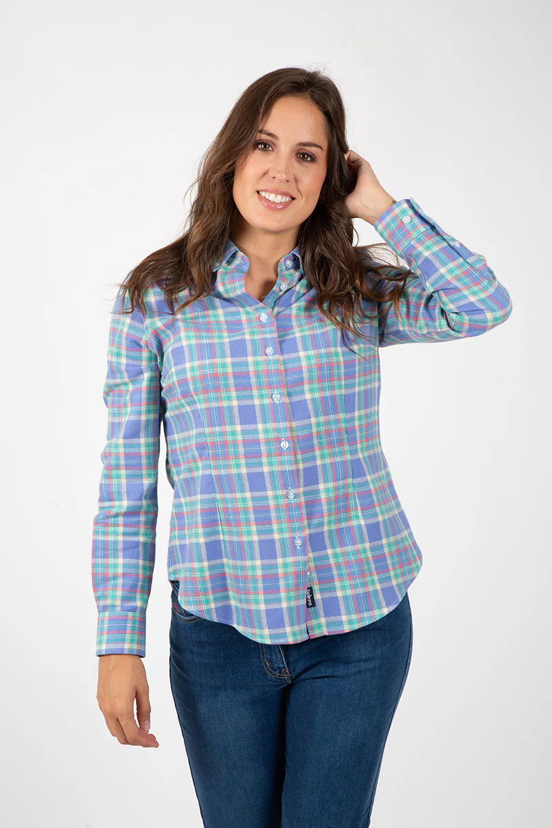 Camisa Azul Cuadros