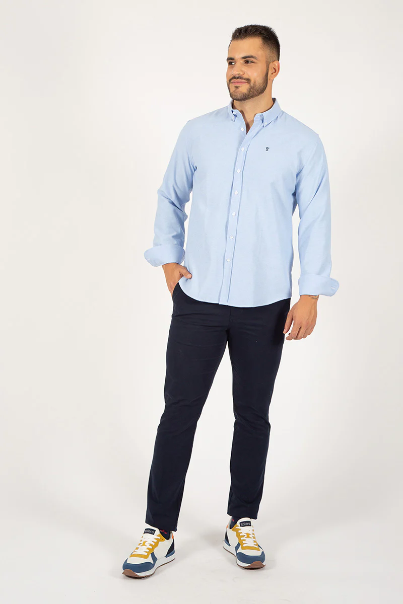 Camisa  oxford celeste - Image 3