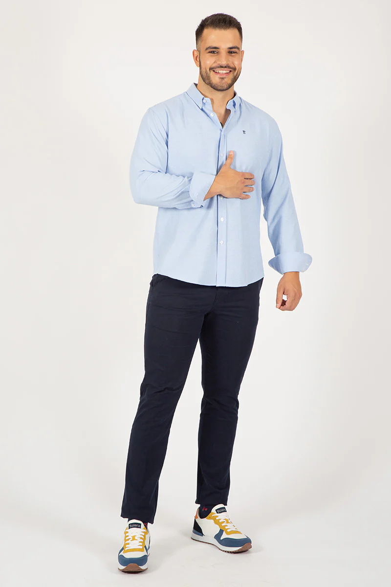 Camisa  oxford celeste - Image 5
