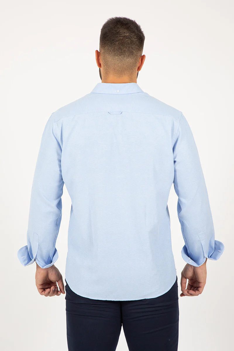 Camisa  oxford celeste - Image 6