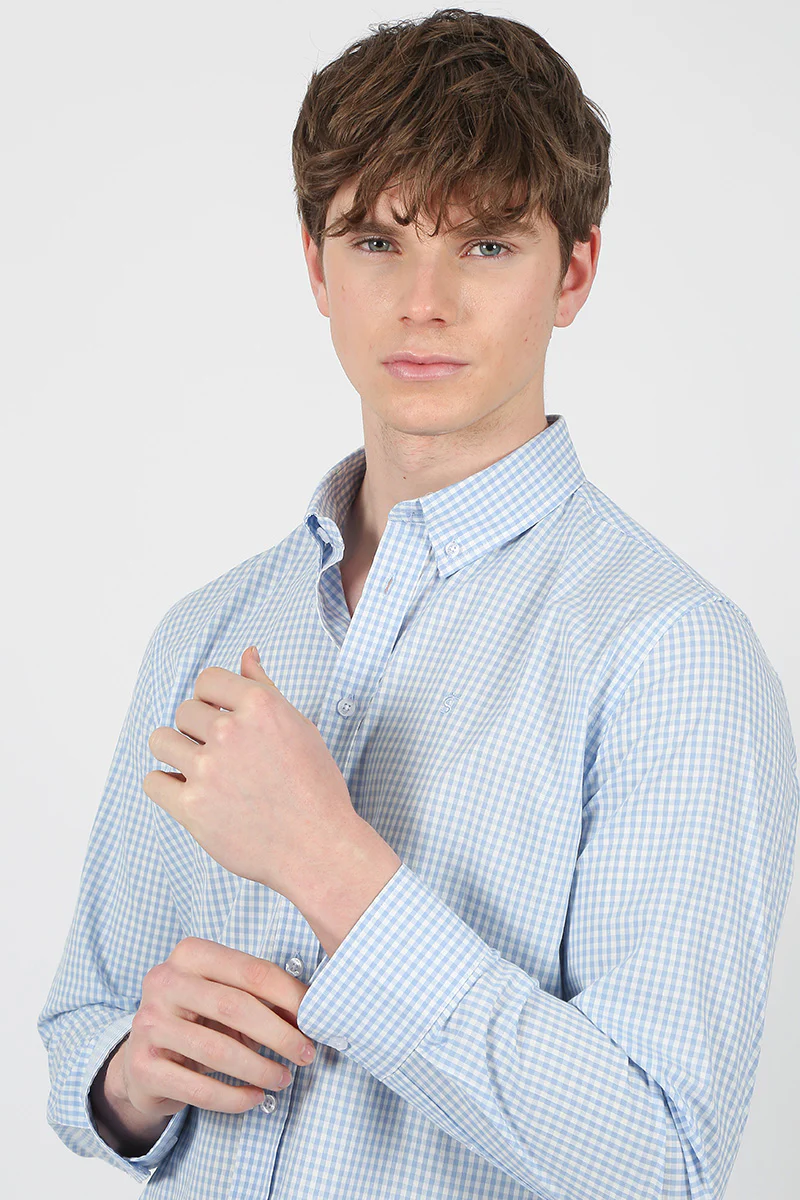 Camisa Azul Vichi - Image 2