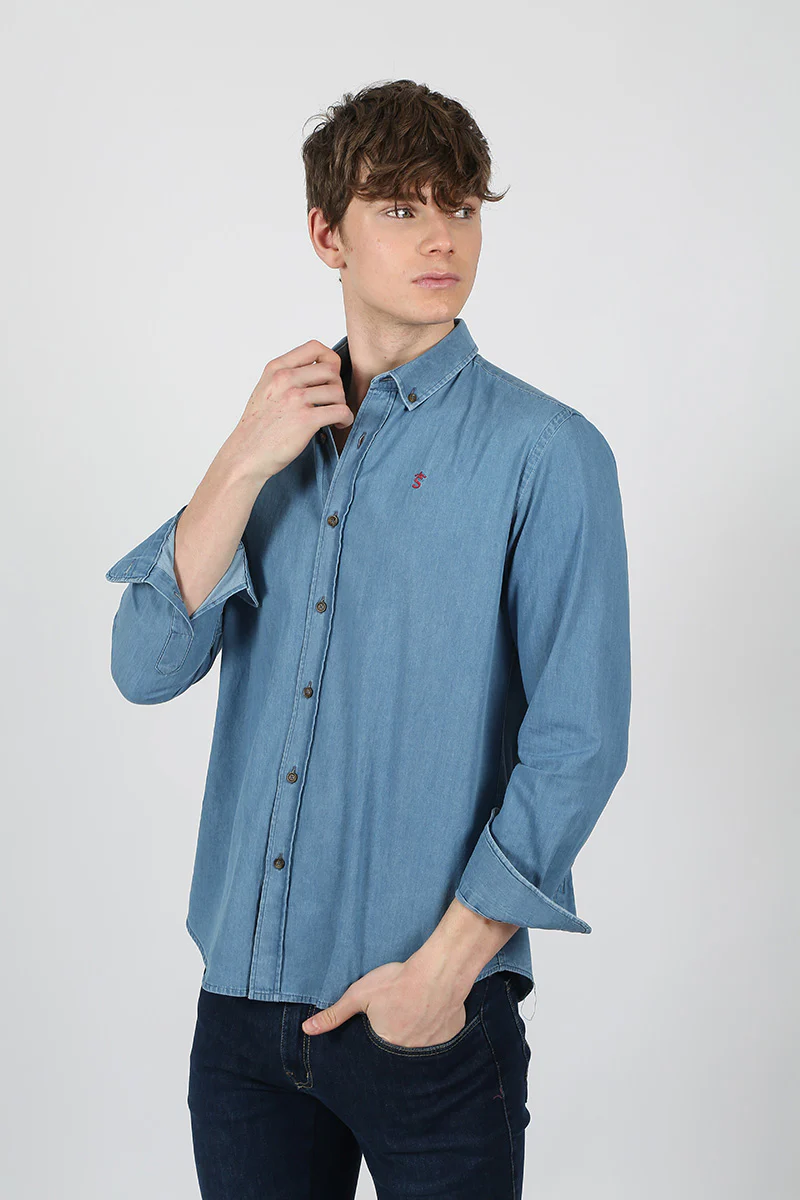 Camisa Tejana Azul - Image 2