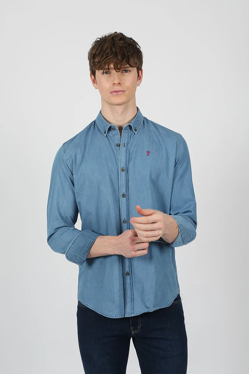 Camisa Tejana Azul - Image 3