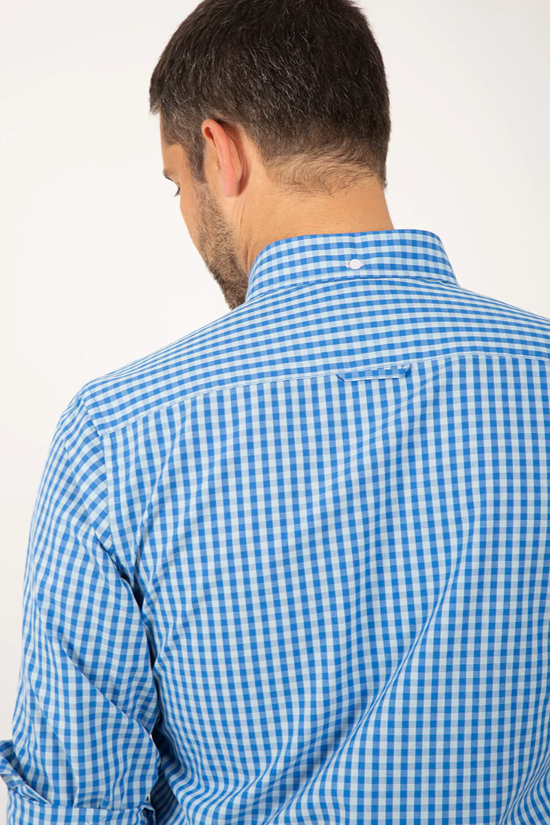 Camisa cuadros blue - Image 4