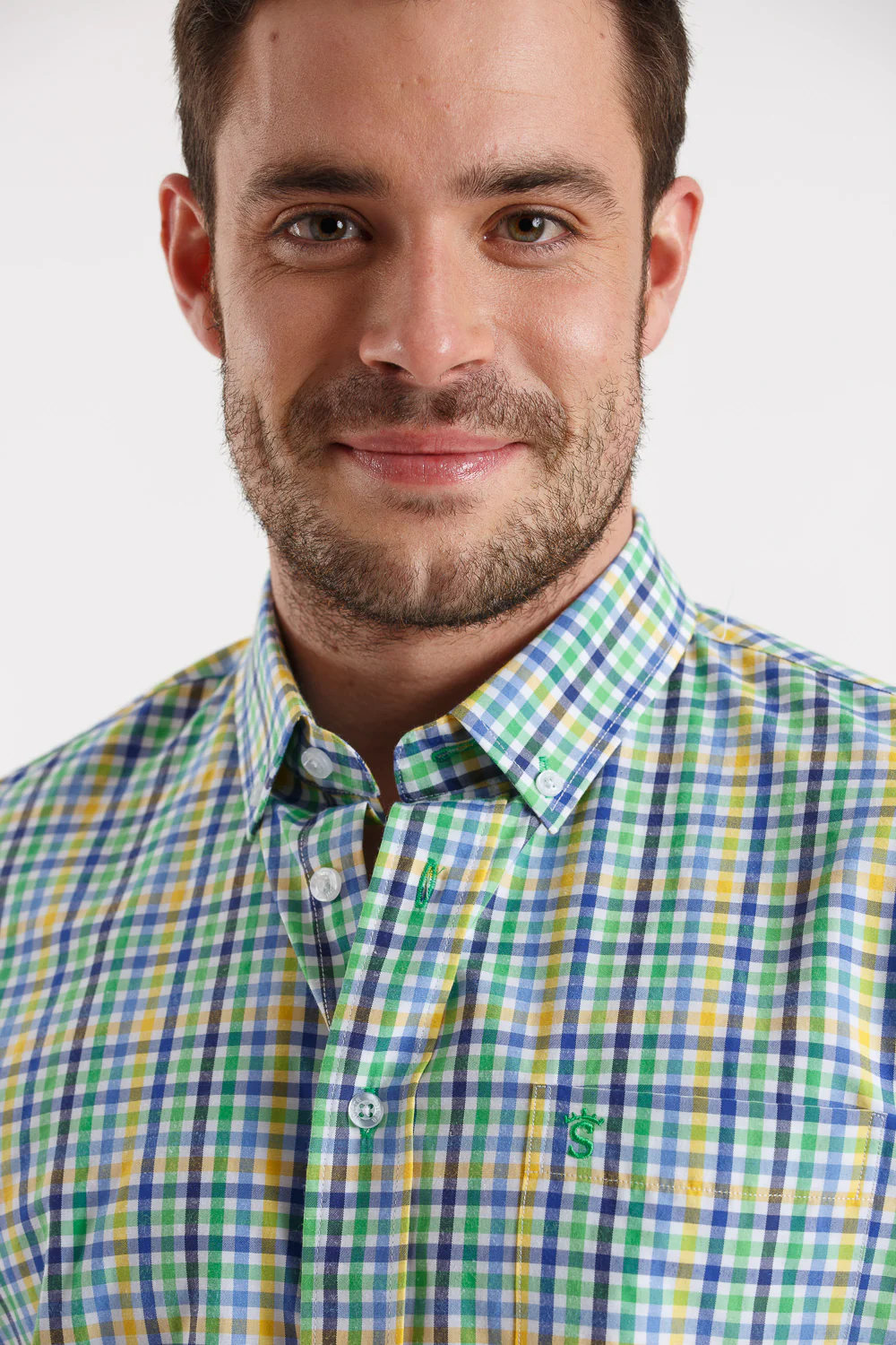 Camisa azul cuadro - Image 14