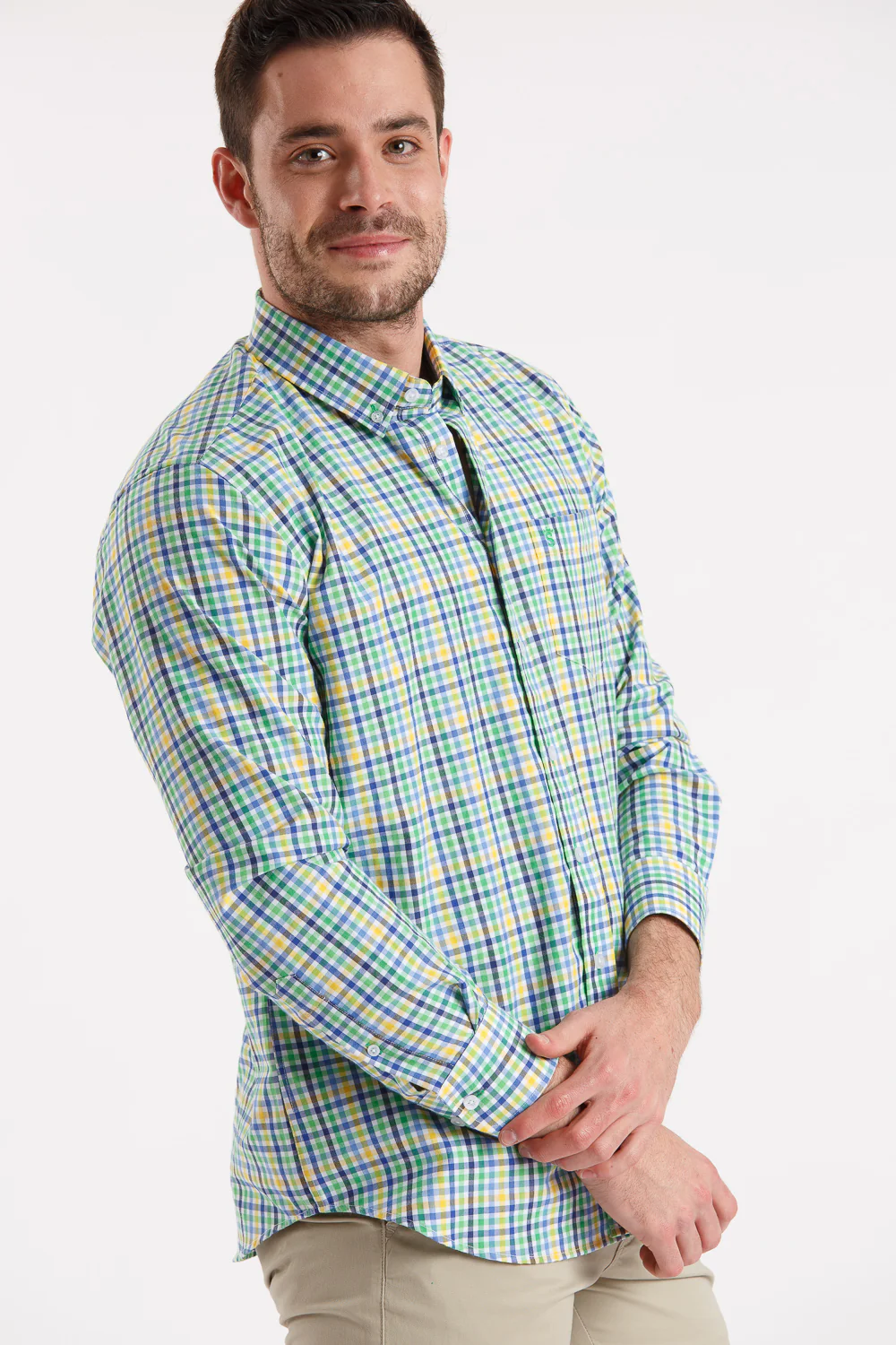 Camisa azul cuadro - Image 7