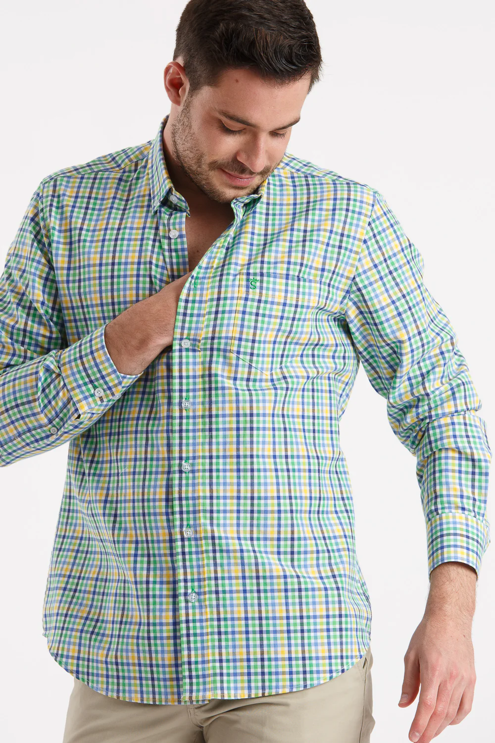 Camisa azul cuadro - Image 9