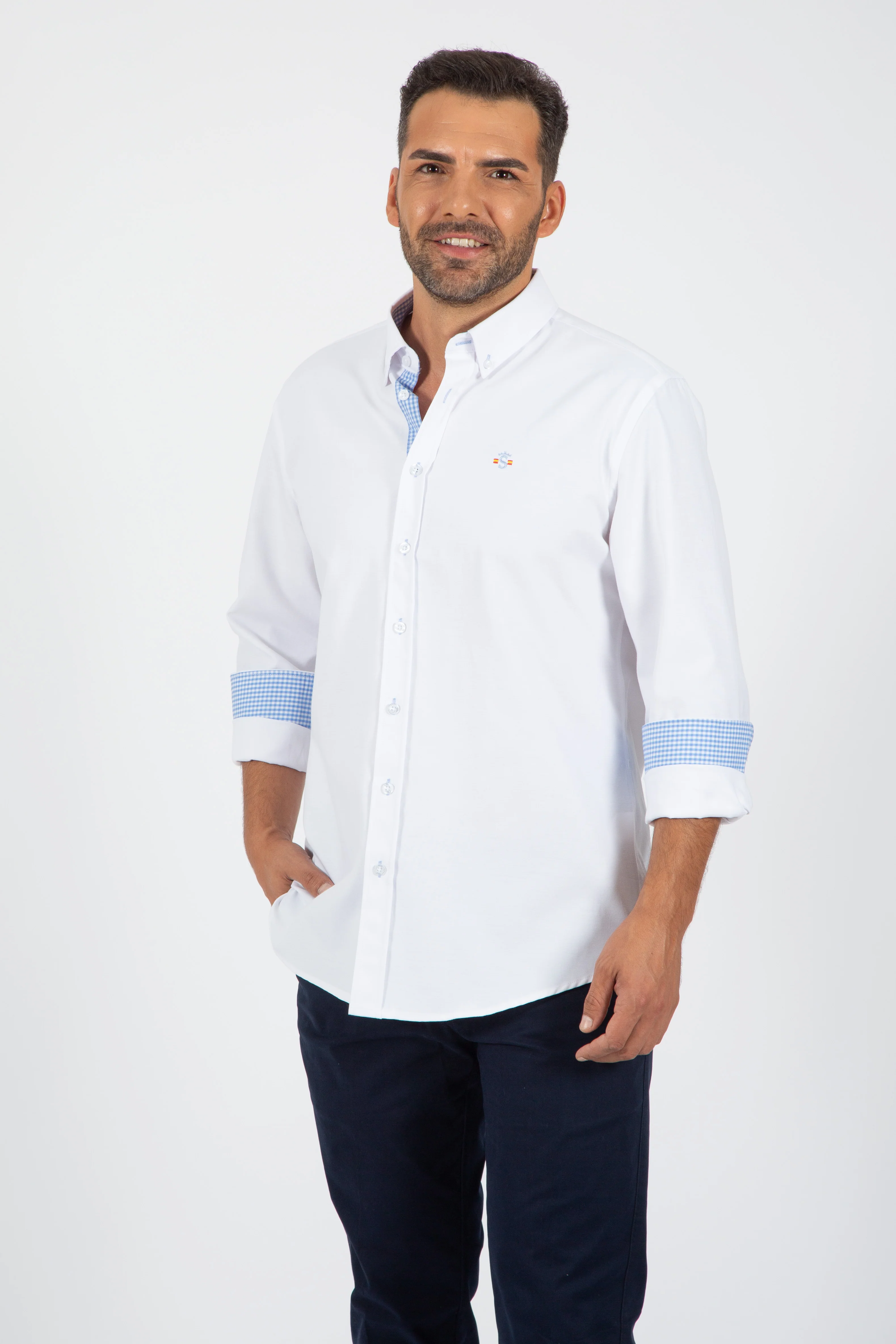 Camisa Oxford Blanco