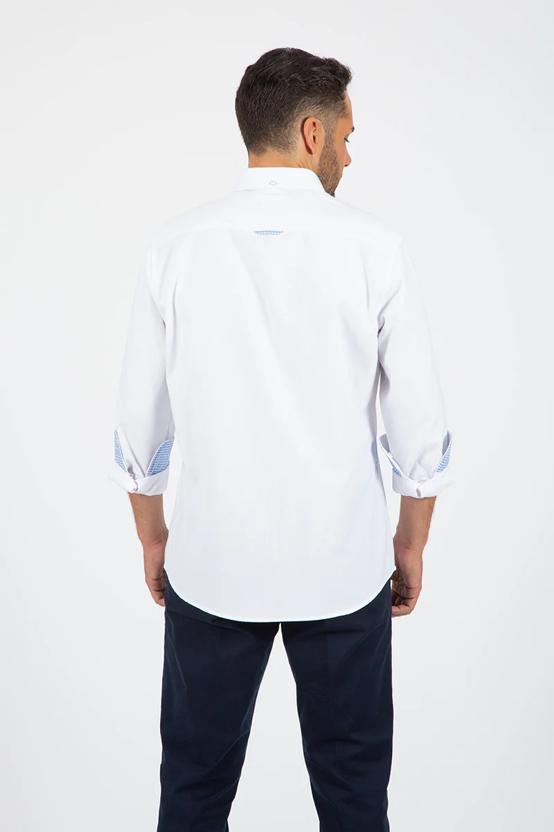 Camisa Oxford Blanco - Image 5