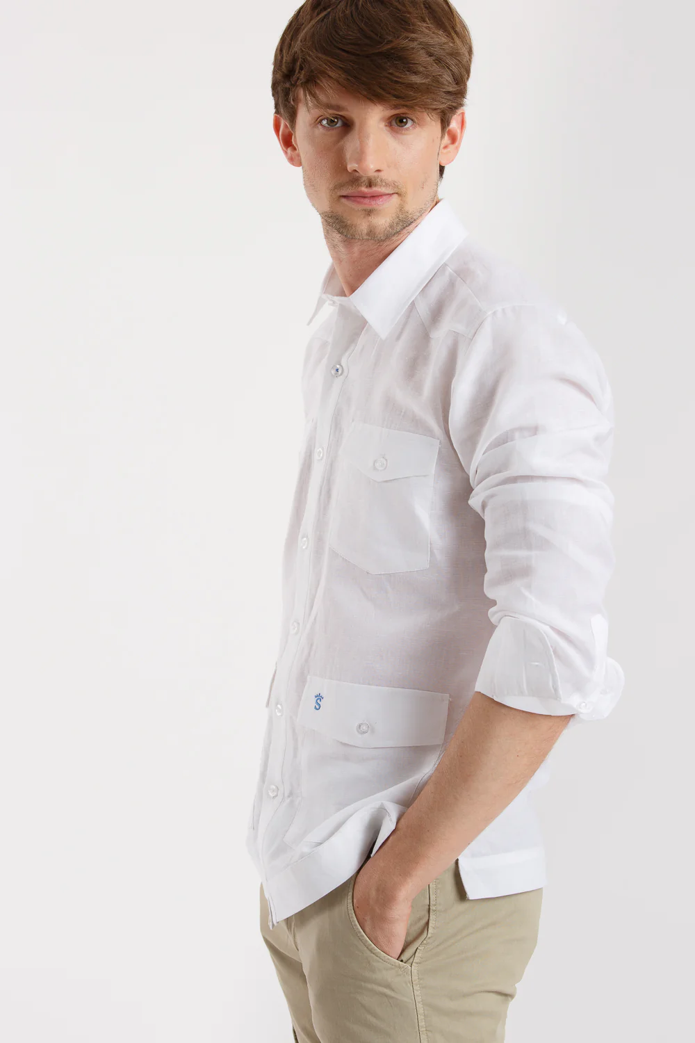Camisa Guayabera Blanca
