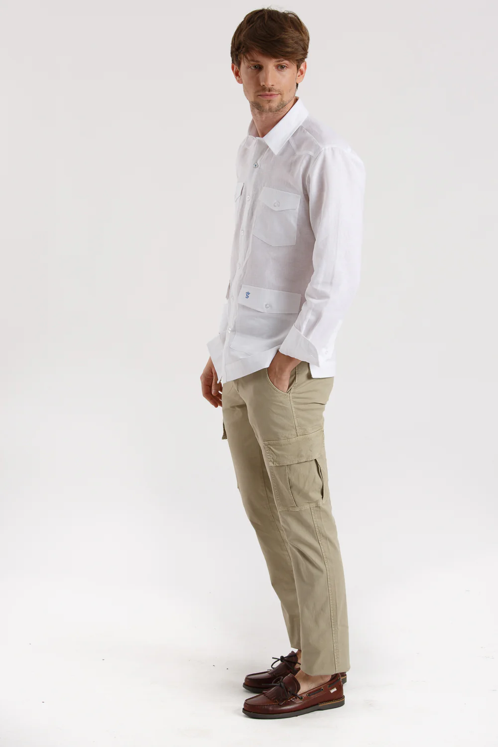 Camisa Guayabera Blanca - Image 4