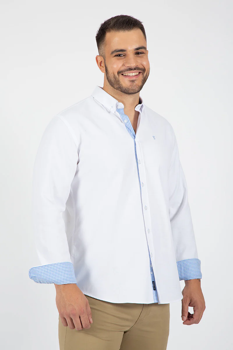 Camisa Oxford Blanco