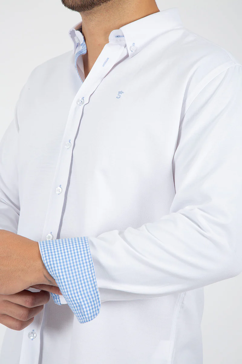 Camisa Oxford Blanco - Image 2
