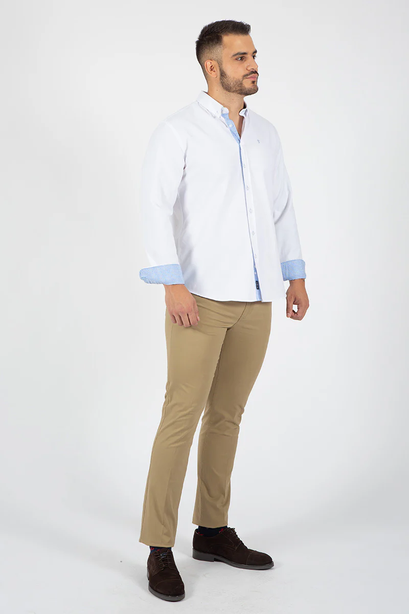 Camisa Oxford Blanco - Image 4