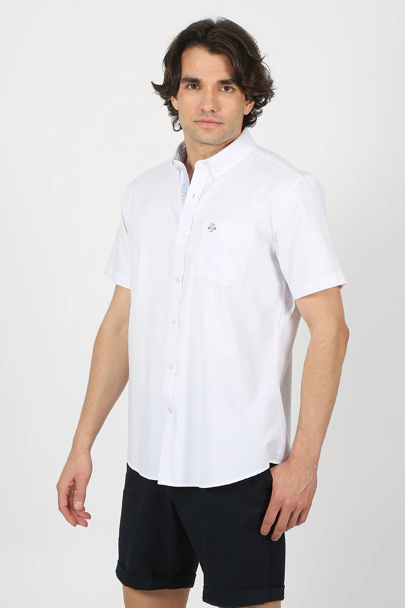 Camisa Manga Corta Oxford