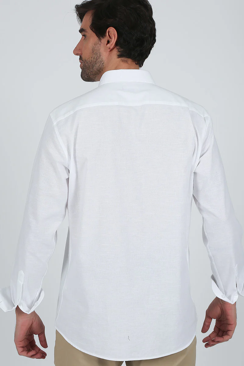 Camisa lino Blanco - Image 2