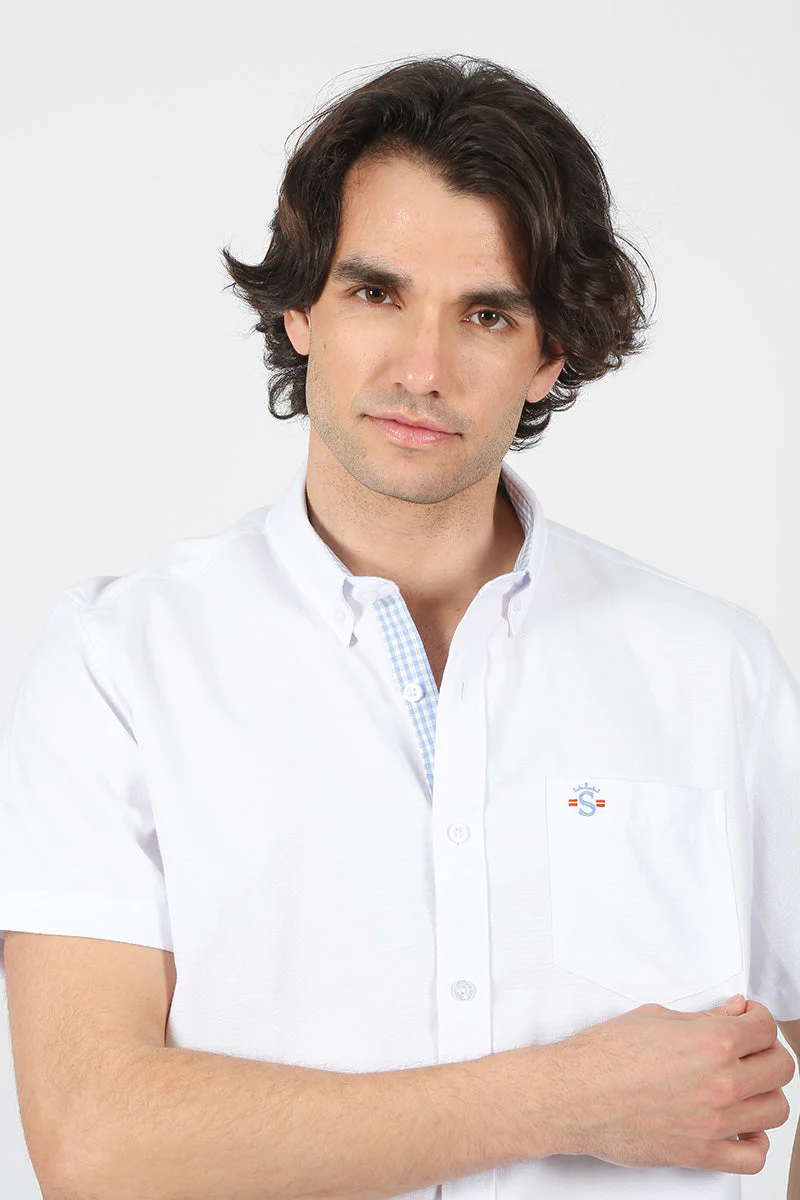 camisa manga corta blanca - Image 2