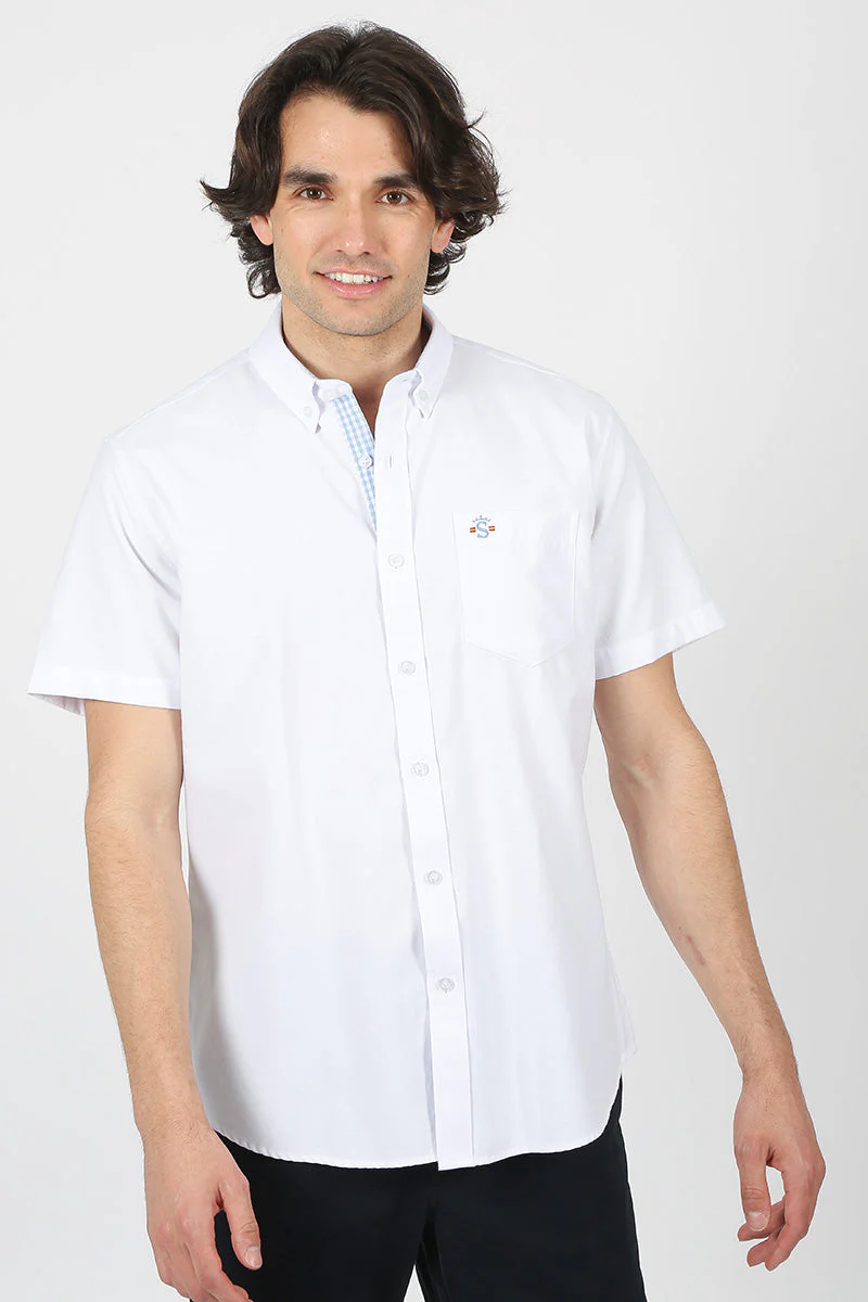 camisa manga corta blanca - Image 3