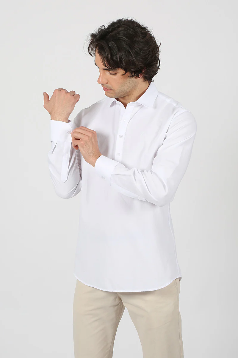 Camisa Blanco Roto