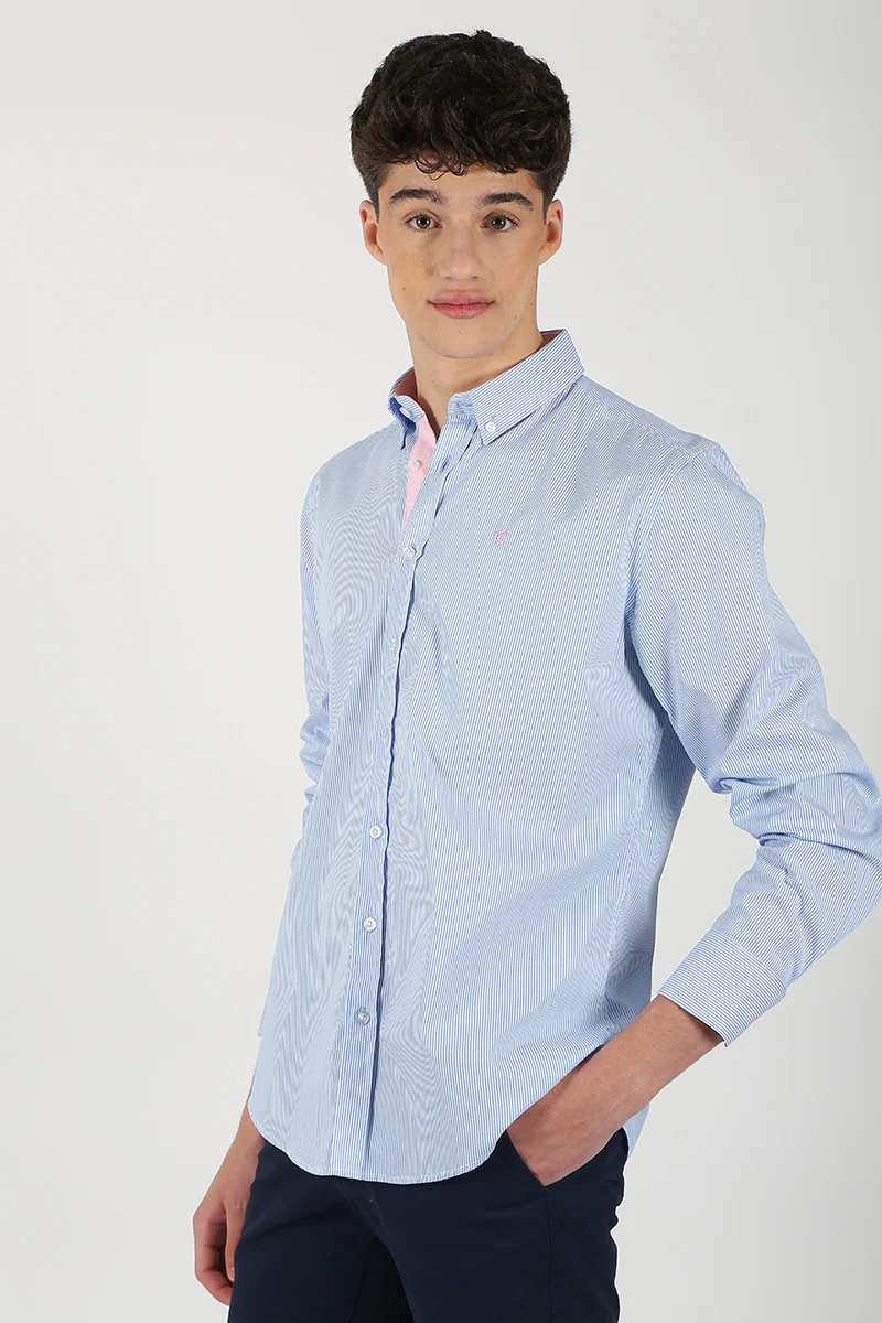 Camisa Celeste