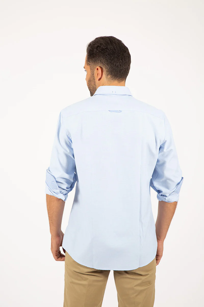 Camisa Oxford Celeste - Image 6