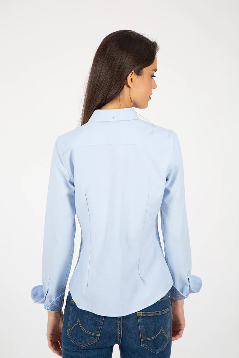 Camisa Oxford Celeste - Image 5