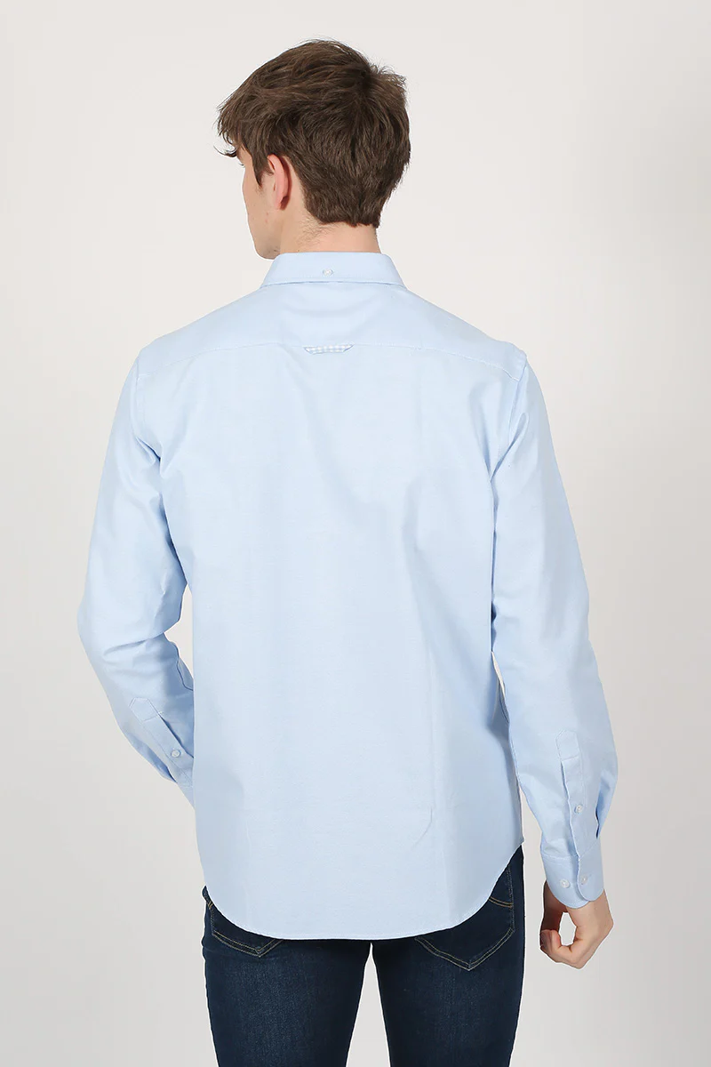Camisa Oxford Celeste - Image 5