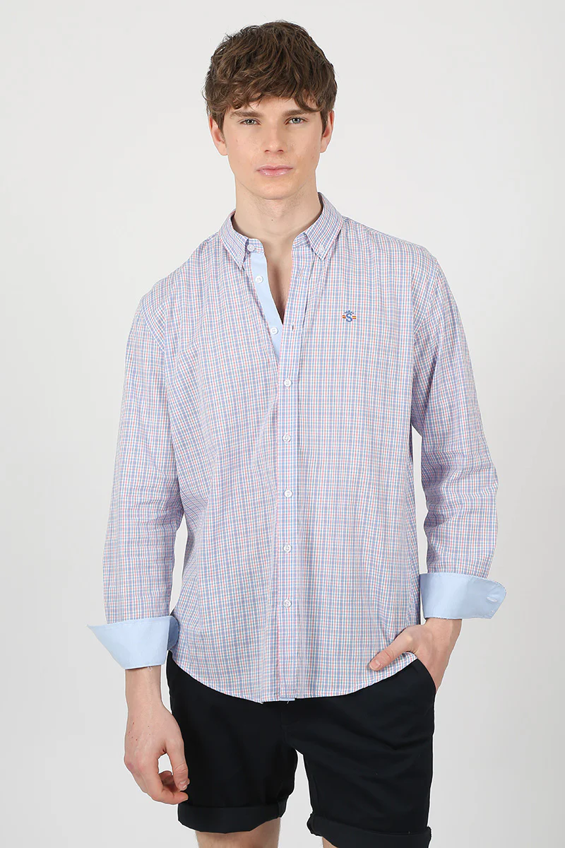 Camisa Celeste