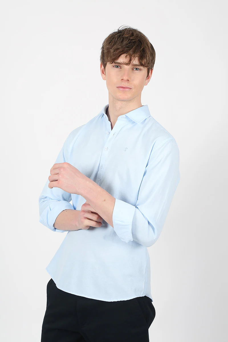 Camisa Celeste