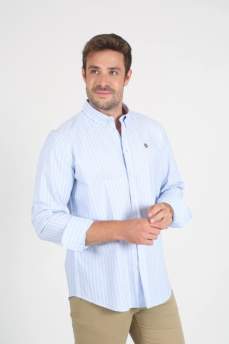 Camisa Raya Celeste - Image 4