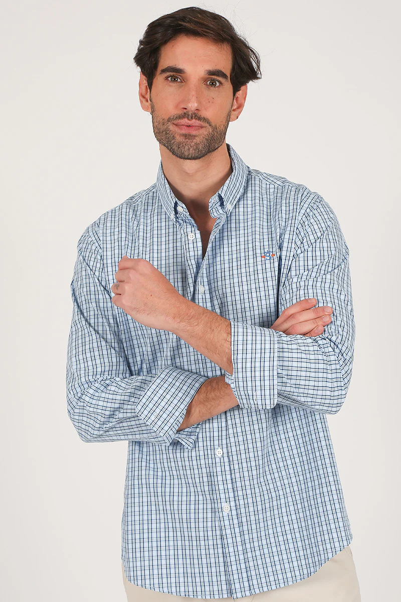Camisa Celeste
