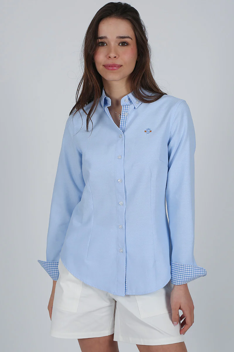 Camisa Celeste