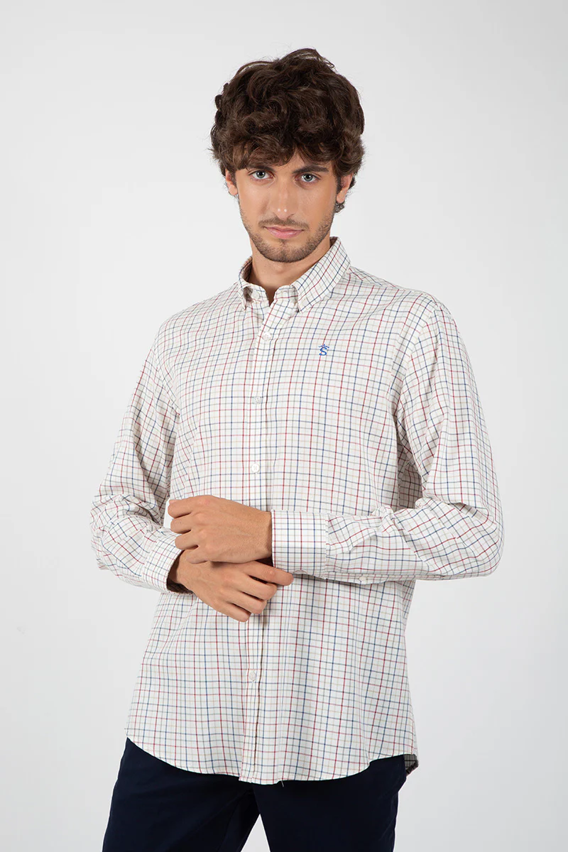 Camisa Cuadros Crudo - Image 3