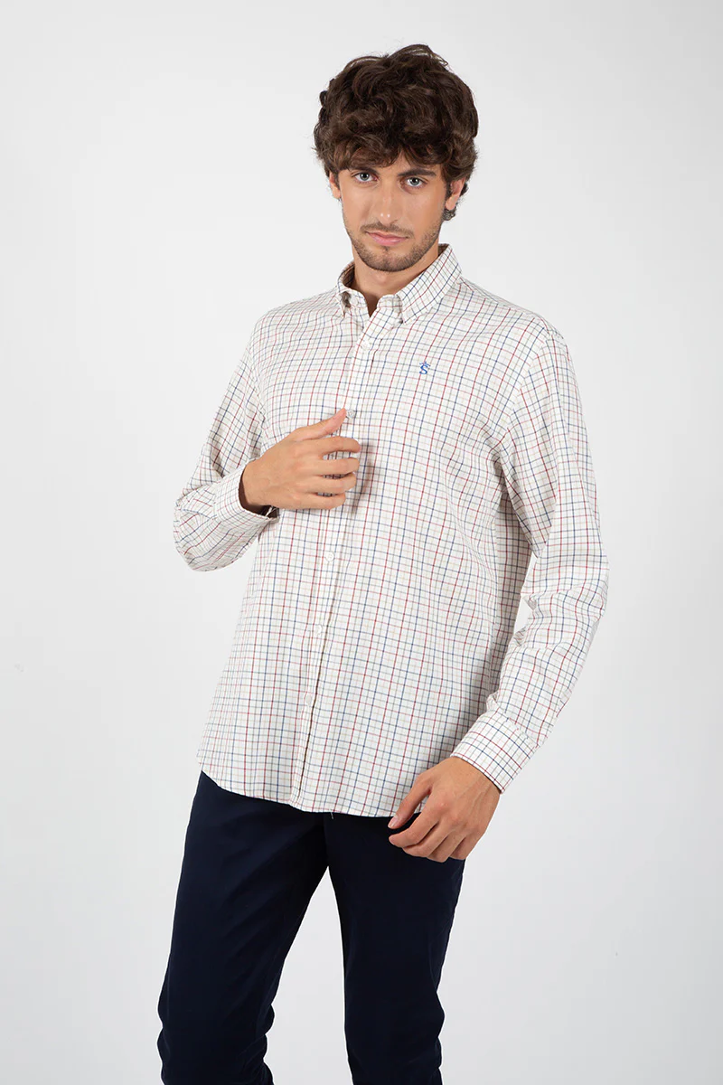 Camisa Cuadros Crudo - Image 4