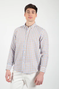 CAMISA CUADRO BEIGE - Image 2