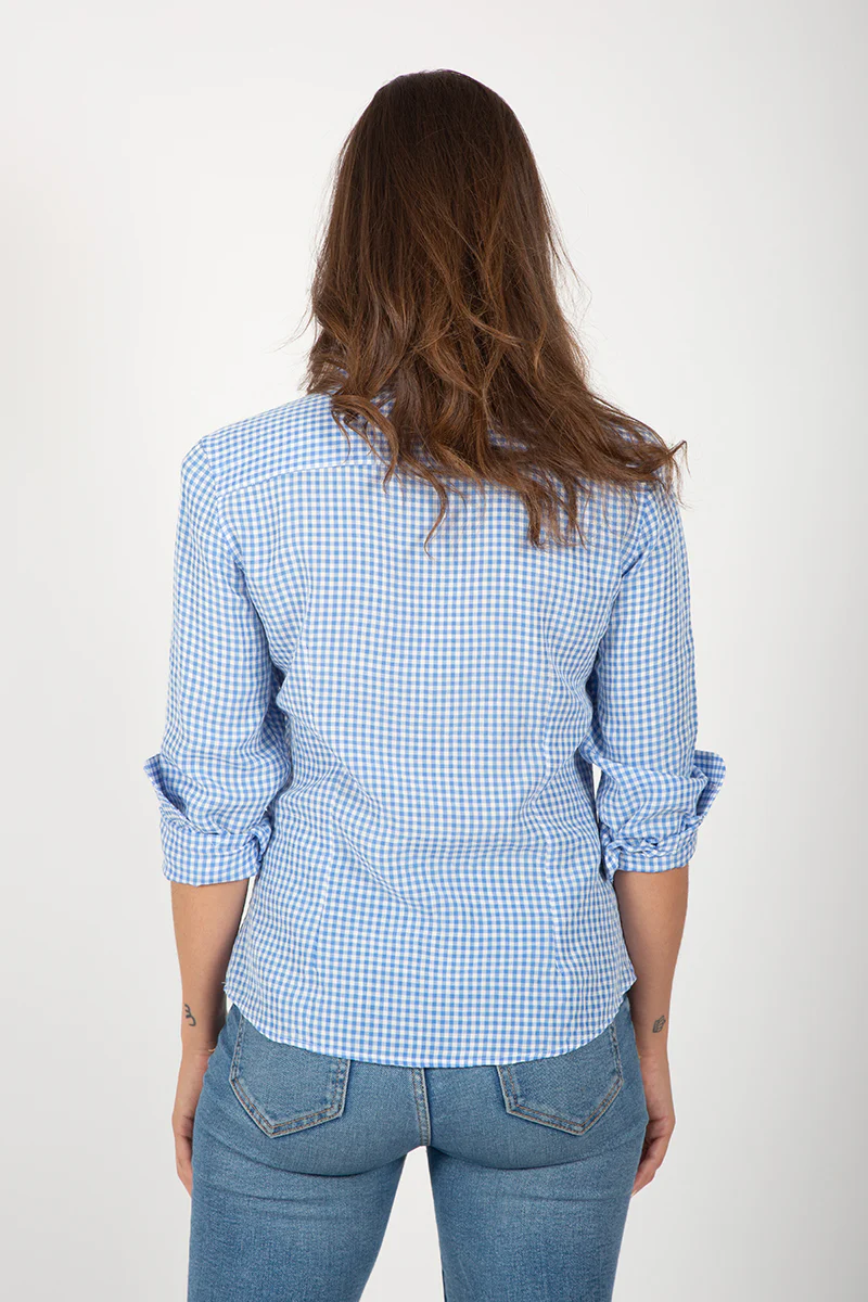 Camisa cuadro celeste - Image 5