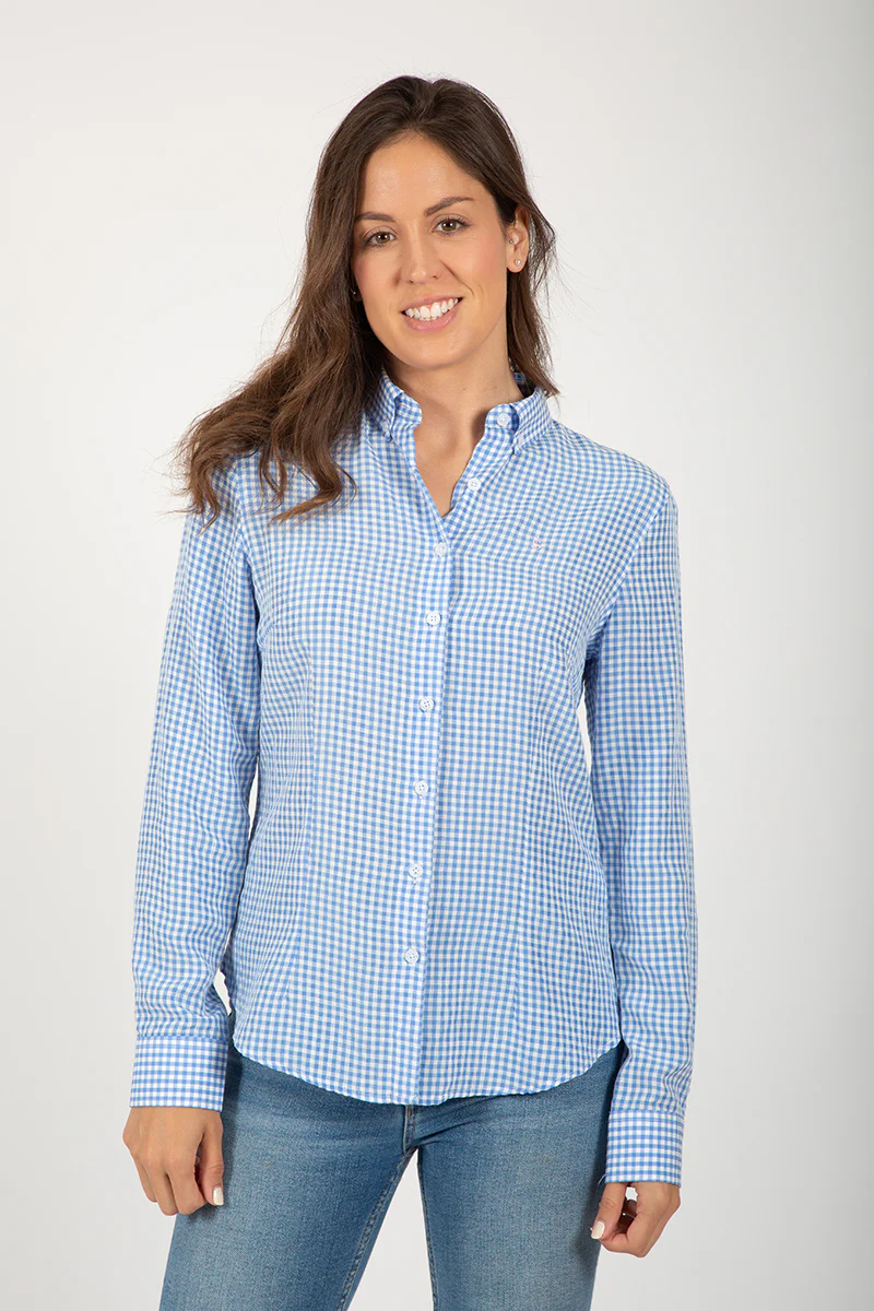 Camisa cuadro celeste - Image 6