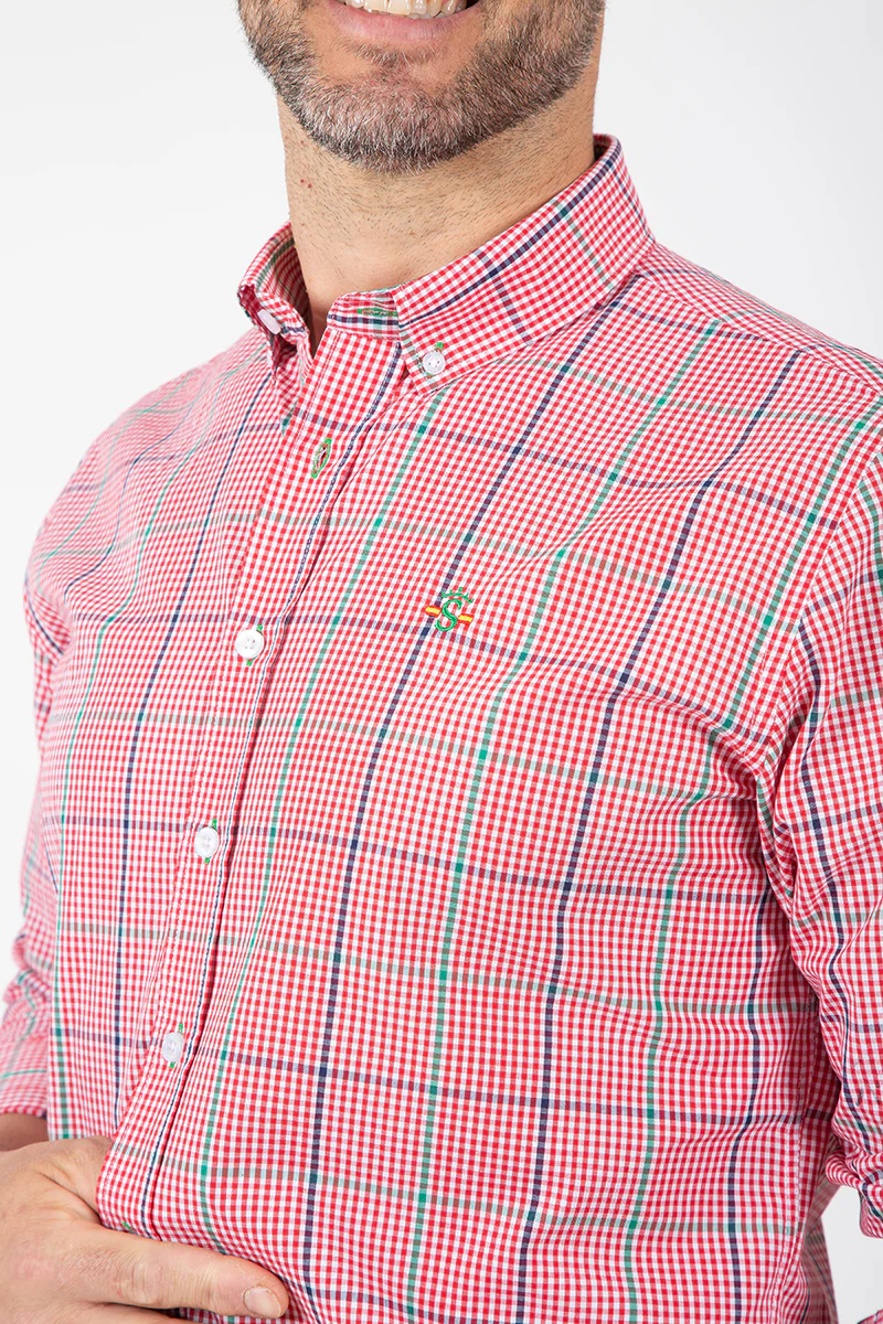 Camisa cuadros rojo - Image 3