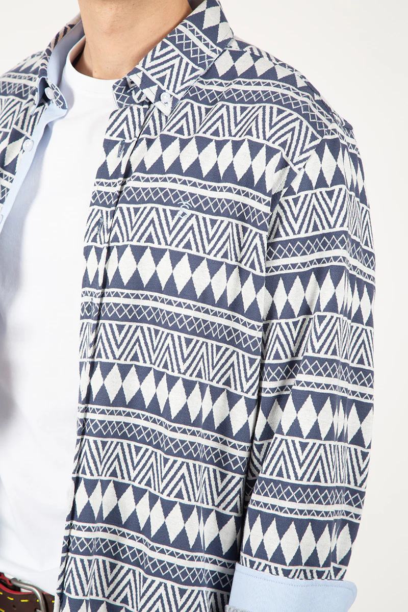 Sobrecamisa estampada etnica - Image 7